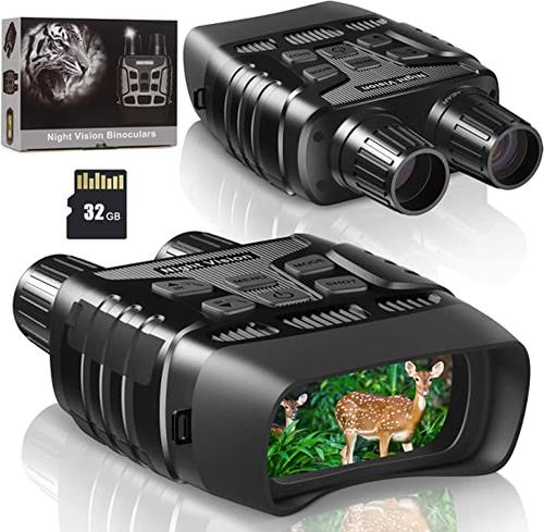 Digital Night Vision Binoculars 984ft Viewing Range with 32GB Storage