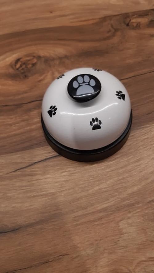 Dinner Bell Pet Training Toy for Dog Cat - Interactive Food Feed Reminder photo review