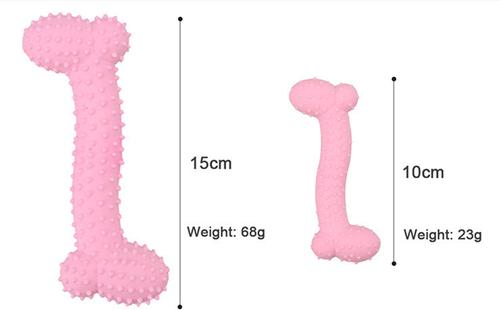 Durable Squeaky Dog Molar Toy for Small Medium Dogs Teeth Cleaning