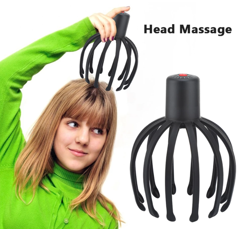 Electric Octopus Claw Scalp Massager Therapeutic Head Scratcher