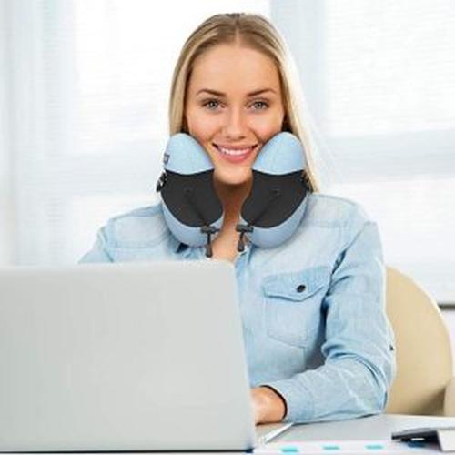 Ergonomic Adjustable Height Travel Neck Pillow