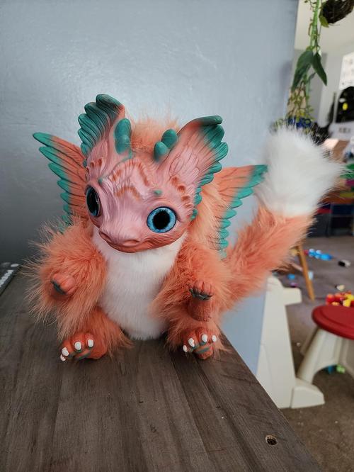 Fantasy Creature Horned Dragon Fantasy Dragon Plush Birthday Gift photo review