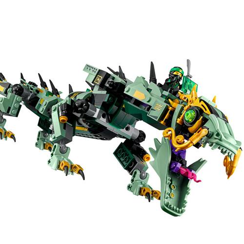 Flying Mecha Dragon Building Blocks: 3D Assembly Model Toys for Kids