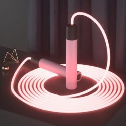 Glowing Skipping Rope - Adjustable Luminous Exercise for Fitness