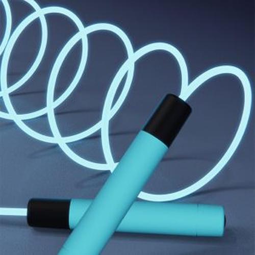 Glowing Skipping Rope - Adjustable Luminous Exercise for Fitness