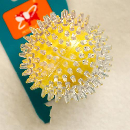 Glowing Spiny Colorful Woven Ball For Pet