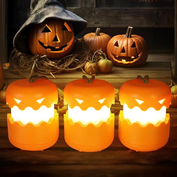 Halloween Pumpkin Lantern, Collapsible Jack O Lantern Pumpkins, Halloween Party Favors, Light up Pumpkin Outdoor