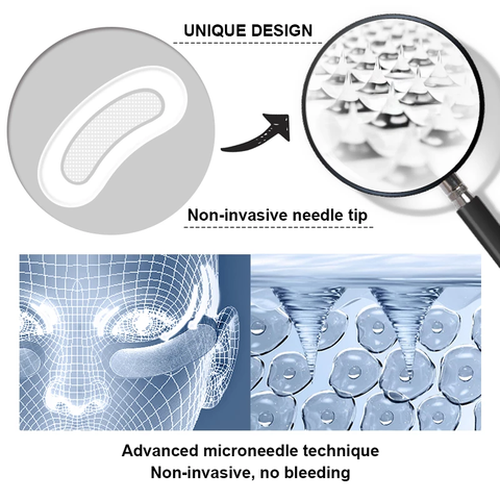 Hyaluronic Acid Microcrystalline Small Bone Chip Microneedle Eye Mask