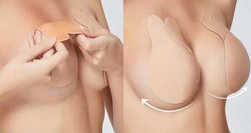 Instant lift up invisible bra tape