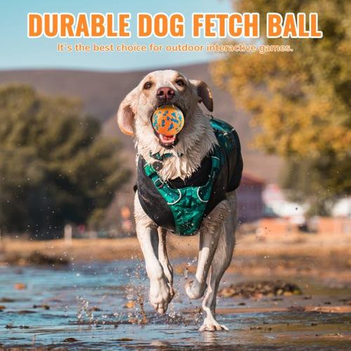 Interactive Dog Balls for Boredom &amp; Stimulation, Safer for Aggressive Chewers