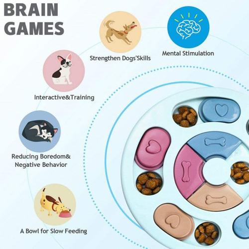 Interactive Dog Puzzle Toys for IQ Training &amp; Mental Enrichment