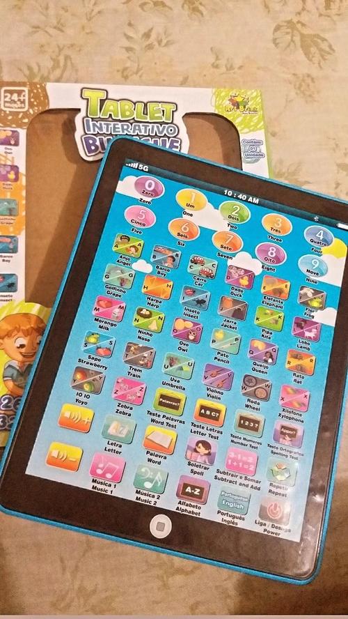 Kids Learning Pad/Tablet Interactive Toddler Toys with Words Numbers Alphabets Music English Electronic Educational Toy photo review