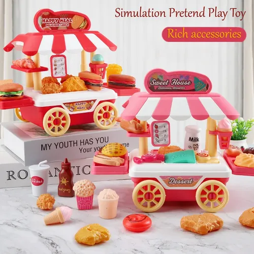 Kids Simulation Food Kitchen Toy Pretend Play Cooking Toy