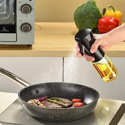 Kitchen Oil Spray Bottle - Olive Oil Sprayer for Cooking, Baking, BBQ, Salads