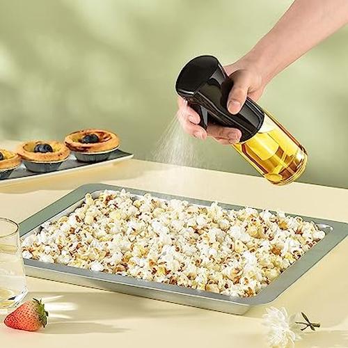 Kitchen Oil Spray Bottle - Olive Oil Sprayer for Cooking, Baking, BBQ, Salads