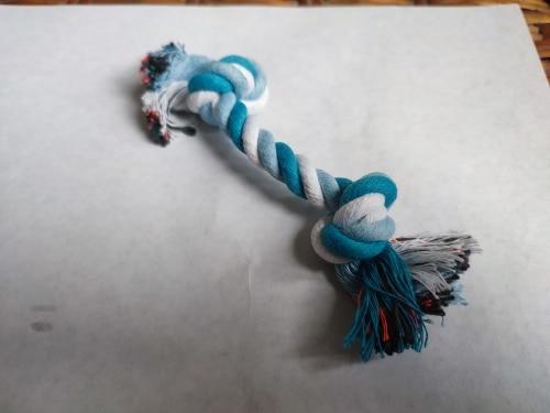 Large Dog Molar Bite-Resistant Cotton Rope Knot Chew Toy for Teeth Cleaning photo review