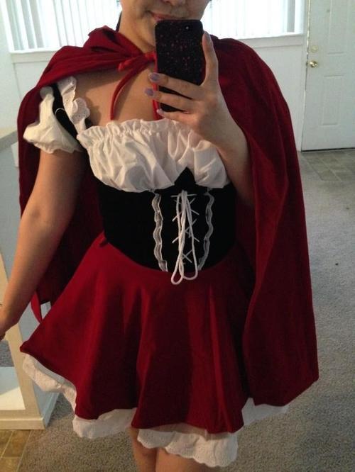 Little Red Riding Hood Costume Adult - Plus Size Halloween Costumes For Women photo review