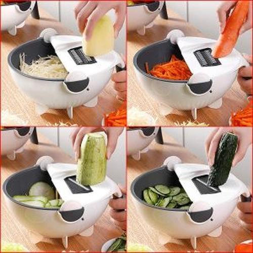 Magic Vegetable Cutter With Drain Basket