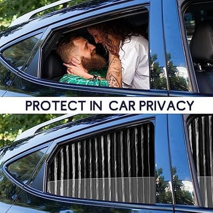 4pcs Magnetic Car Window Sliding Curtain - Car Sunshade Magnetic Side Window Curtain