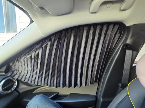 4pcs Magnetic Car Window Sliding Curtain - Car Sunshade Magnetic Side Window Curtain photo review