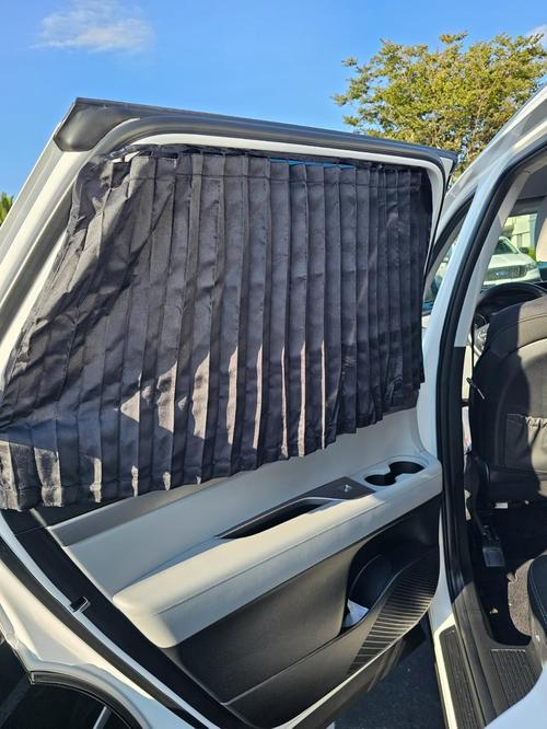 4pcs Magnetic Car Window Sliding Curtain - Car Sunshade Magnetic Side Window Curtain photo review