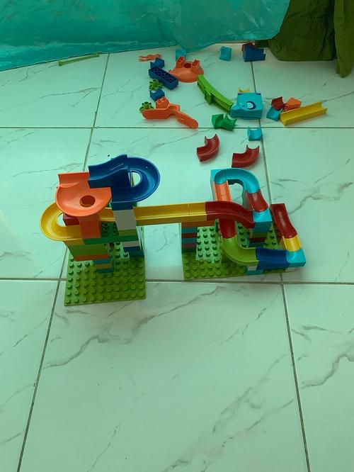 Marble Run Building Blocks, Compatible Classic Large Blocks Maze Track Sets, Big Blocks Educational STEM photo review