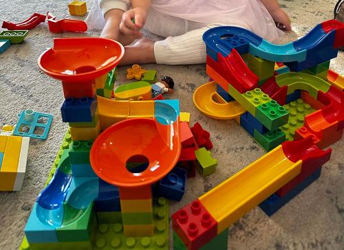 Marble Run Building Blocks, Compatible Classic Large Blocks Maze Track Sets, Big Blocks Educational STEM photo review