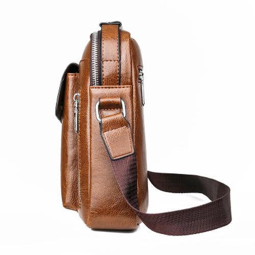 Men's Genuine Leather Sling Bag Over the Shoulder Bags