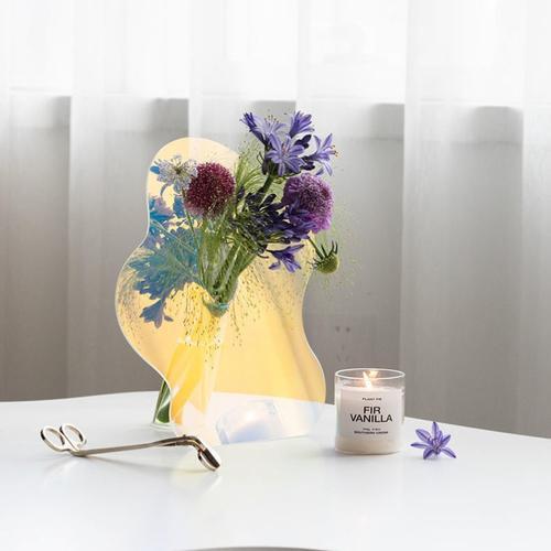 Modern Acrylic Vase for Luxury Home Decor