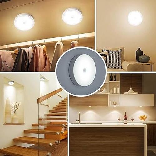 Motion-Activated Rechargeable USB Night Light for Kitchen Cabinets, Tables, Bedrooms, and Decor