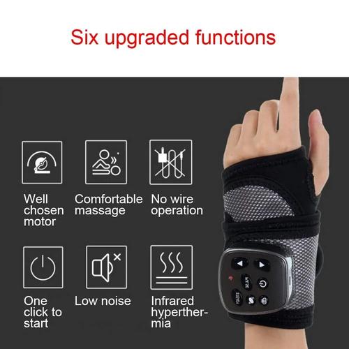 Multi-Function Wrist Massager with Vibration, Air Pressure, and Kneading