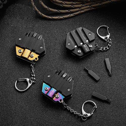 Multifunctional Survival Tool Key Chain