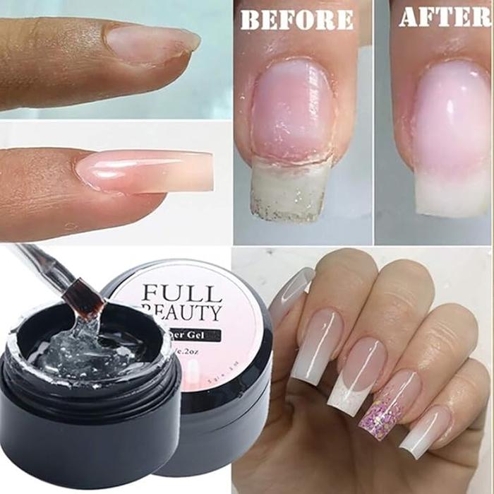 Nail Repair Gel - Cracked Nail Repair Gel Strengthen Long Lasting Harmless For Uv Acrylic Broken Nails Gel