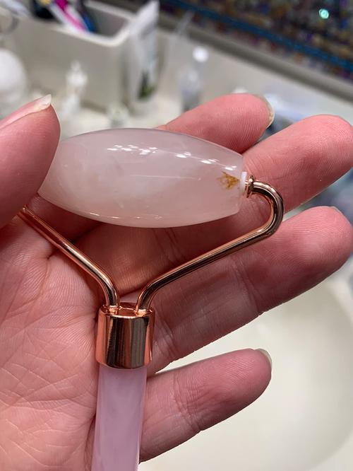 Natural Stone Jade  Scraper Rose Quartz Facial Tools Neck Massager photo review