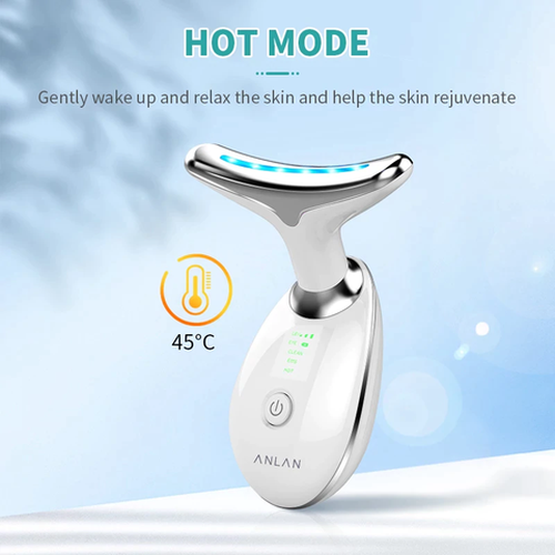 Neck Face LED Photon Therapy Skin Tighten Reduce Double Chin