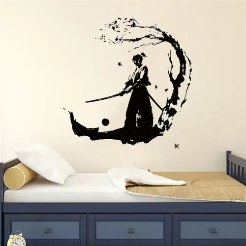 Ninja Samurai Wall Sticker for Boys Room Decor