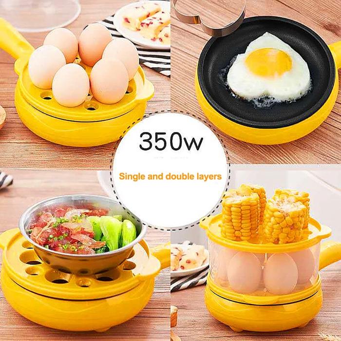 Non-Stick Mini Electric Skillet Frying Pan⁠