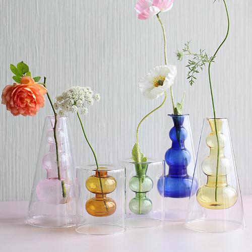 Nordic Creative Hydroponic Glass Vase for Home Decor