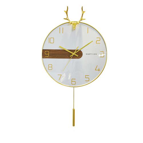 Nordic Pendulum Wall Clock for Living Room Kitchen Home Decor