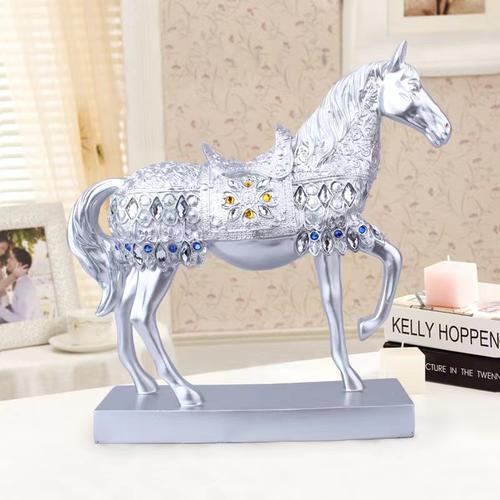 Nordic Resin Horse Sculptures for Home Decoration