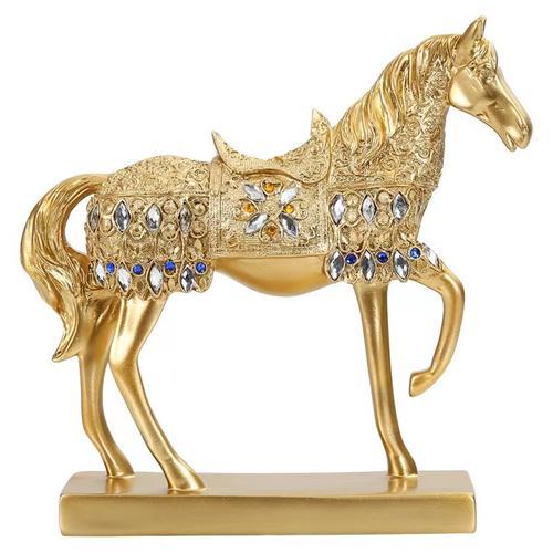 Nordic Resin Horse Sculptures for Home Decoration