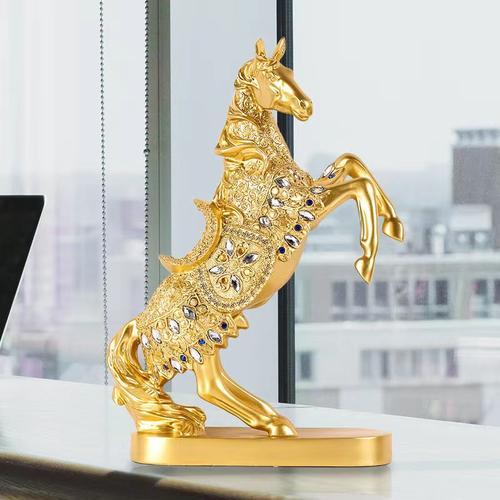 Nordic Resin Horse Sculptures for Home Decoration