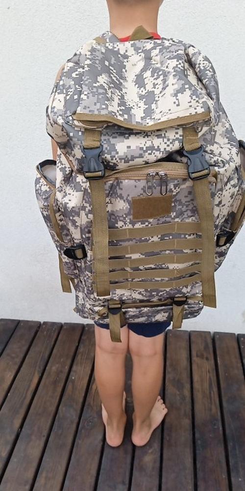 Outdoor Camouflage Backpack Men Large Capacity Waterproof Backpack Travel Backpack  Hiking Bag photo review