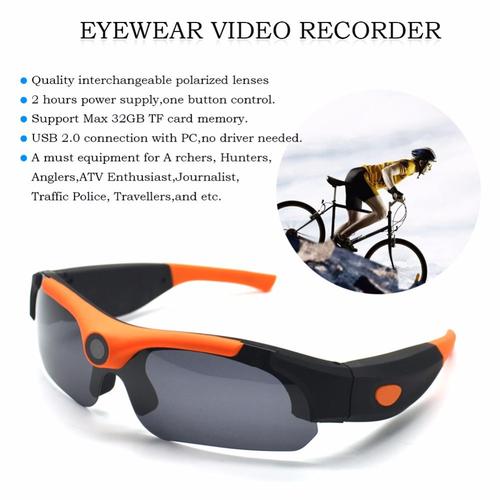 Panoramic Sunglasses With Video Camera Recorder