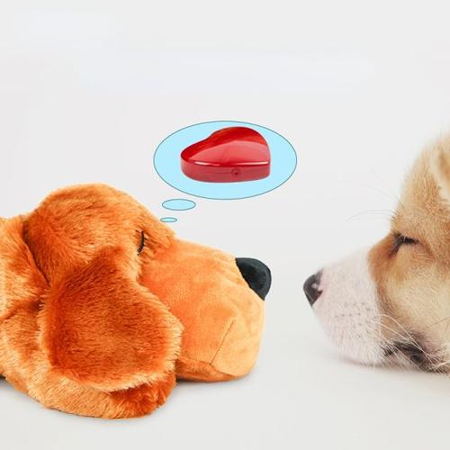 Pet Heartbeat Puppy Plush Toy for Anxiety Relief and Sleep Aid