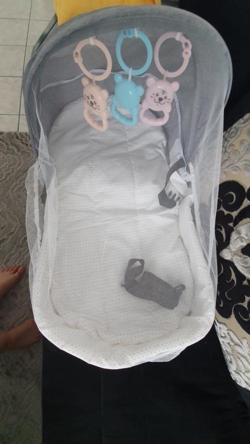 Portable Travel Baby Nest with Mosquito Net photo review