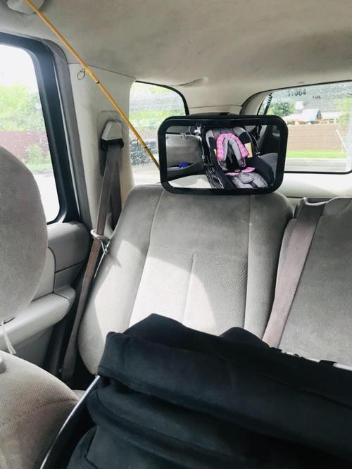 Rear Facing Car Seat Mirror Safety For Infant Newborn, Baby Mirror With Wide Rearview photo review