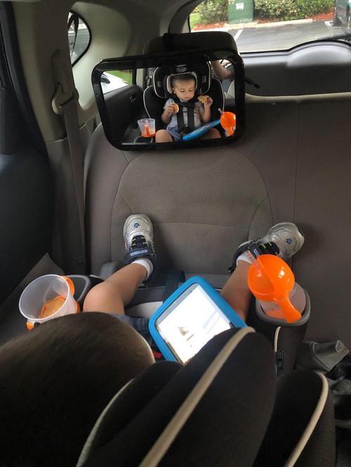 Rear Facing Car Seat Mirror Safety For Infant Newborn, Baby Mirror With Wide Rearview photo review