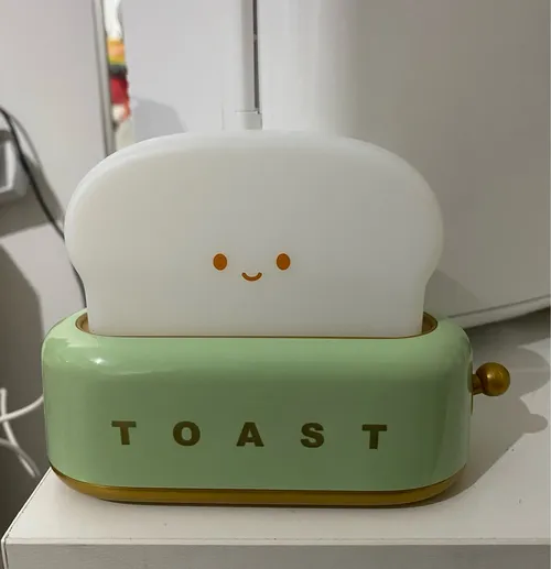 Rechargeable Cartoon Toaster LED Night Light for Kids photo review