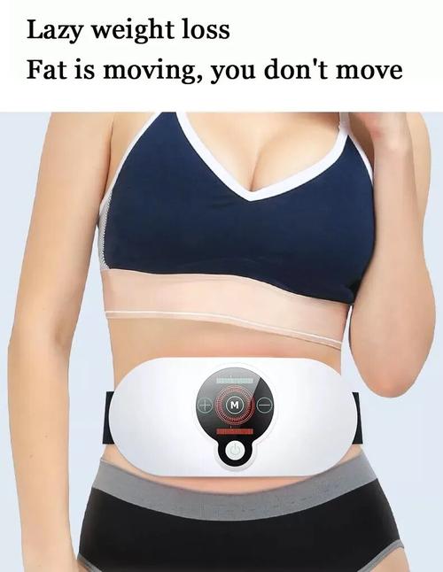 Rechargeable Electric Abdominal Slimming Belt with Vibration and Heat for Weight Loss and Body Shaping